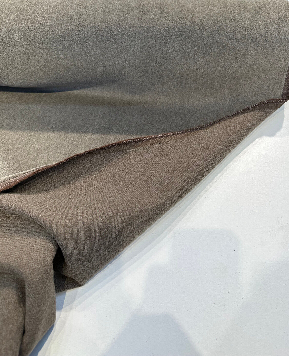 Italian Alpaca Truffle Mario Sirtori Alpaca Fabric - Truffle Upholstery, 56" Width (1 Yard)
