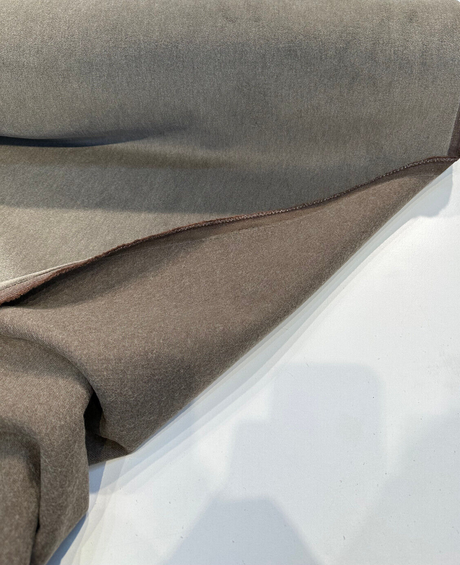 Italian Alpaca Truffle Mario Sirtori Alpaca Fabric - Truffle Upholstery, 56" Width (1 Yard)