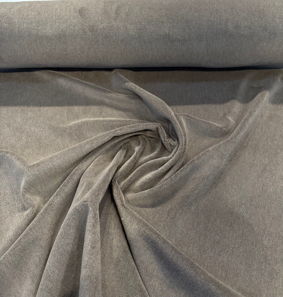 Italian Alpaca Truffle Mario Sirtori Alpaca Fabric - Truffle Upholstery, 56" Width (1 Yard)