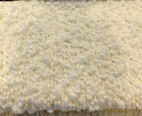 Robert Allen Heavy Boucle Polyester Fabric - White Cream Boucle, 54"-56" Width, 690 GSM (1 Yard)