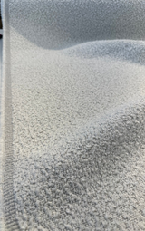 Robert Allen Heavy Boucle Polyester Fabric - Silver Upholstery Texture, 54"-56" Width (1 Yard)