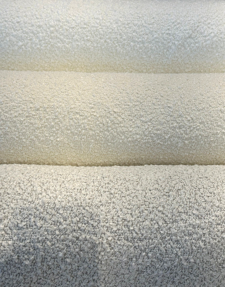 Robert Allen Heavy Boucle Polyester Fabric - Silver Upholstery Texture, 54"-56" Width (1 Yard)