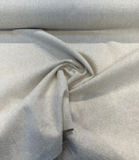 Endure Snow Cream Chenille Upholstery Fabric - Snow Cream, Soft Chenille, 54" Width (1 Yard)