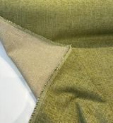 Crypton Performance Endure Chenille Upholstery Fabric - Lime Green, Beige And Tan, By The Yard (1 Yard)