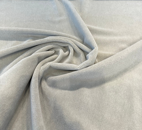 Italian Alpaca Mohair Upholstery Fabric - London Fog Gray, 56" Width (1 Yard)