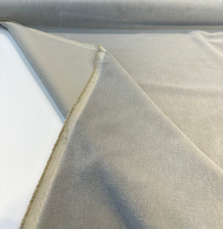 Italian Alpaca Mohair Upholstery Fabric - London Fog Gray, 56" Width (1 Yard)