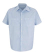 Red Kap Men's Tall Industrial Stripe Work Shirt