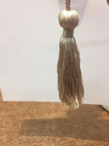 Simple Taupe Key Tassel - Taupe Decorative Tassel Fabric, 5" Length (25 Pieces)