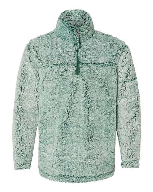Unisex Sherpa Fleece Quarter-Zip Pullover