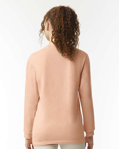 Comfort Colors® Garment-Dyed Heavyweight Crewneck Long Sleeve T-Shirt