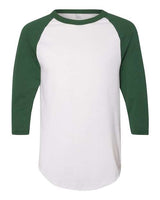 Three-Quarter Raglan Sleeve Baseball Jersey