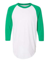 Three-Quarter Raglan Sleeve Baseball Jersey