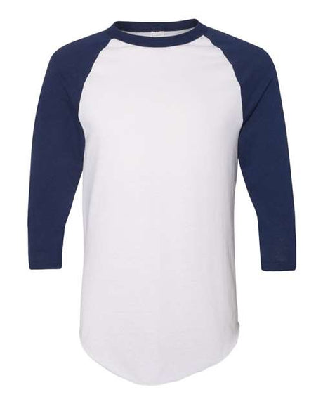 Three-Quarter Raglan Sleeve Baseball Jersey