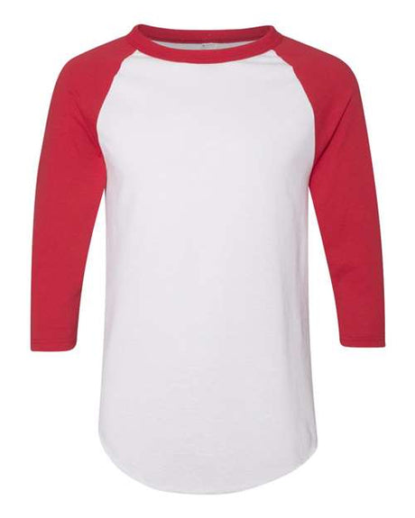 Three-Quarter Raglan Sleeve Baseball Jersey