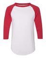 Three-Quarter Raglan Sleeve Baseball Jersey