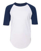 Youth Three-Quarter Sleeve Baseball Jersey