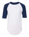 Youth Three-Quarter Sleeve Baseball Jersey