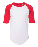 Youth Three-Quarter Sleeve Baseball Jersey