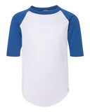 Jersey de béisbol de manga tres cuartos para jóvenes