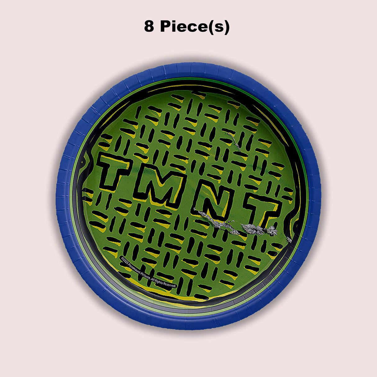 8 Count Teenage Mutant Ninja Turtles Mutant Mayhem Paper Dessert Plates 7 Inch