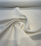 Crypton Performance Finesse Chenille Fabric - Custard Beige, 54" Width (1 Yard)