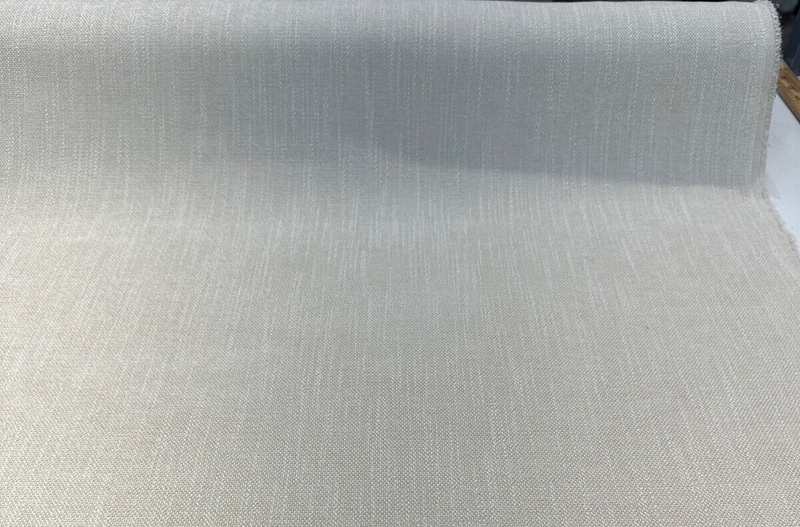 Crypton Performance Finesse Chenille Fabric - Custard Beige, 54" Width (1 Yard)