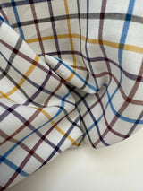 Cotton Checked Fabric