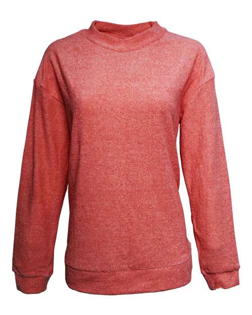 Women's Weekend Terry Mock Neck Pullover