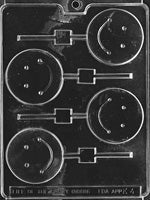 Smile Face Lolly Chocolate Mold - LPK004