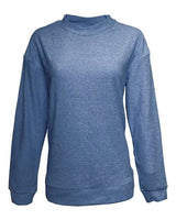 Women's Weekend Terry Mock Neck Pullover