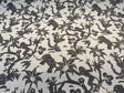 Novagratz Monkey Business Onyx Cotton Linen Blend Fabric - Multi Colored Jungle Creature Design, 54" Width, 12.25" Vertical Repeat, 27" Horizontal Repeat (1 Yard)