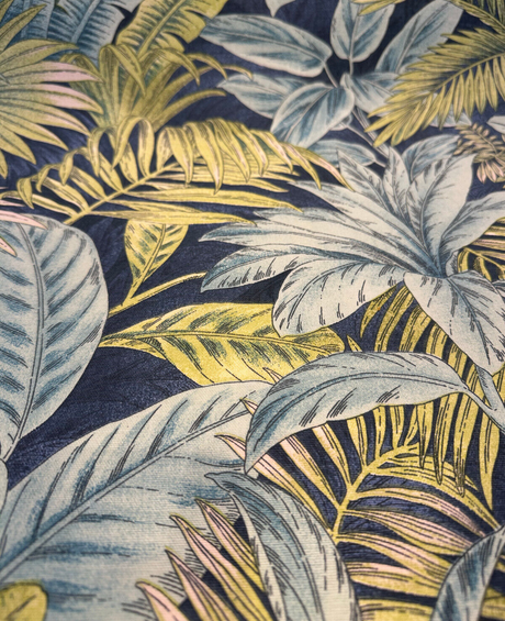 Waverly Tommy Bahama Bahamian Breeze Peninsula 100 Percent Cotton Fabric - Blue Green Tropical Beach Pattern, 54" Width (1 Yard)