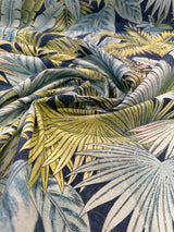 Waverly Tommy Bahama Bahamian Breeze Peninsula 100 Percent Cotton Fabric - Blue Green Tropical Beach Pattern, 54" Width (1 Yard)