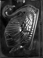 3D Swan Chocolate Mold, Piece 1