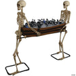 68" x 17 1/2" Poseable Skeletons Carrying Coffin Halloween Decoration