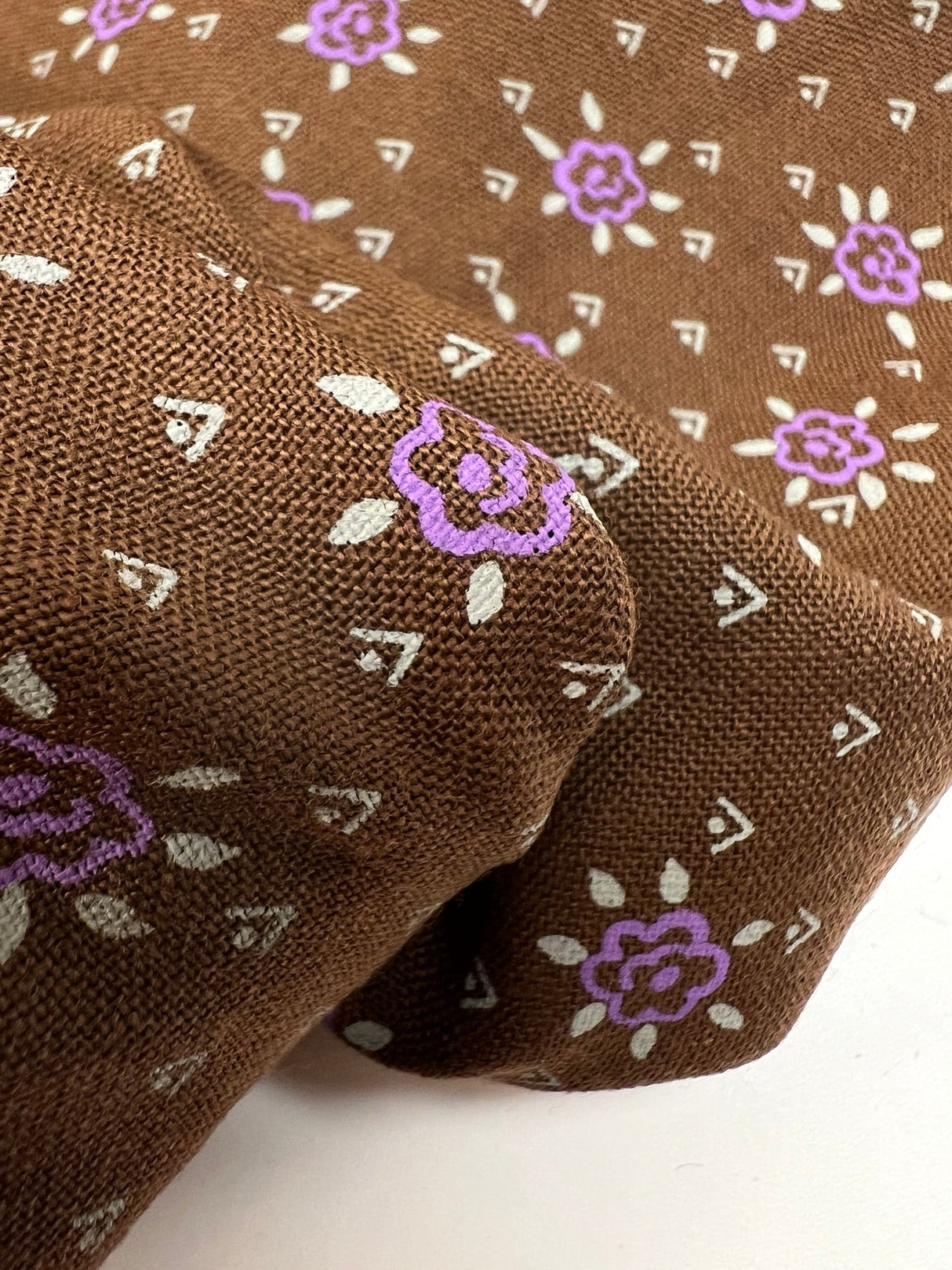 Wool Floral Printed Fabric