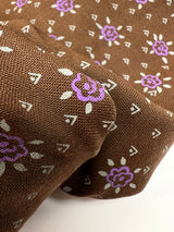 Wool Floral Printed Fabric