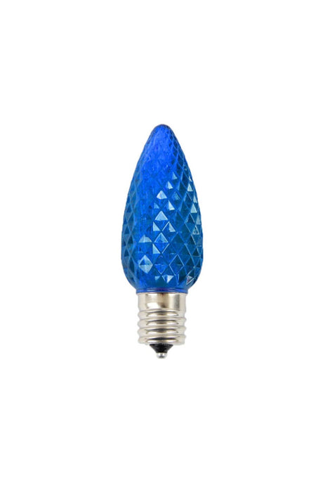 C9 Wonderful LED SMD Bulb (25 bulbs/bag) - Faceted, Blue