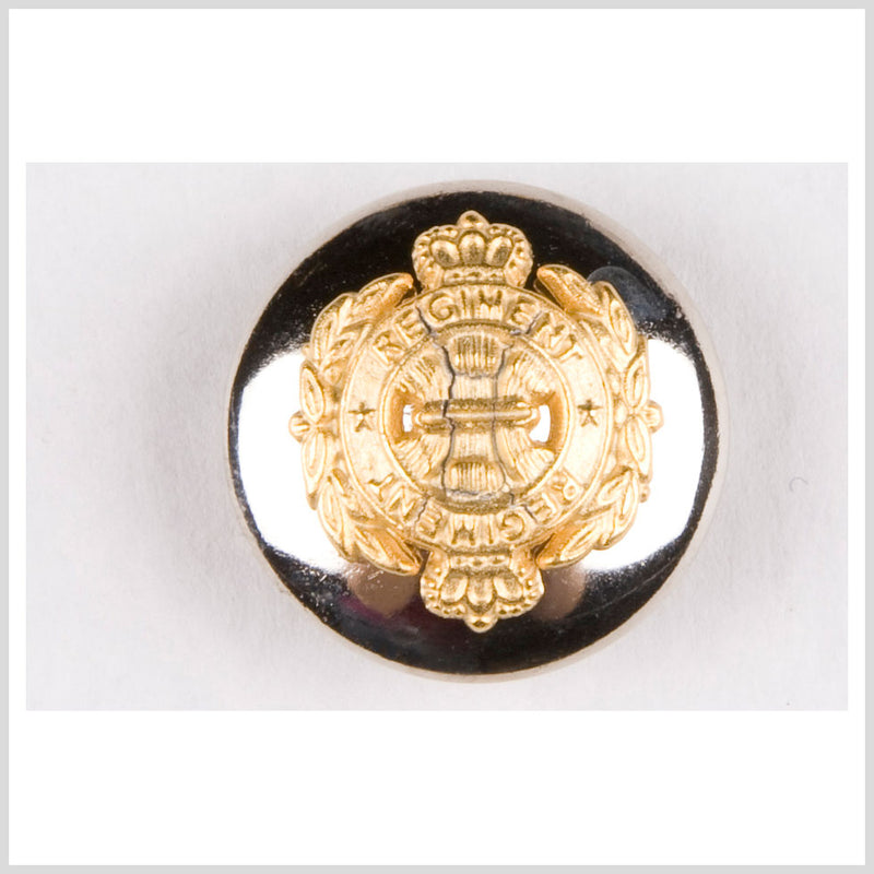Silver/Gold Metal Button - 32L/20mm