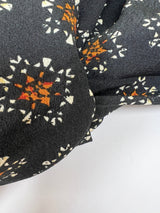 Viscose Crepe Printed Brown Fabric