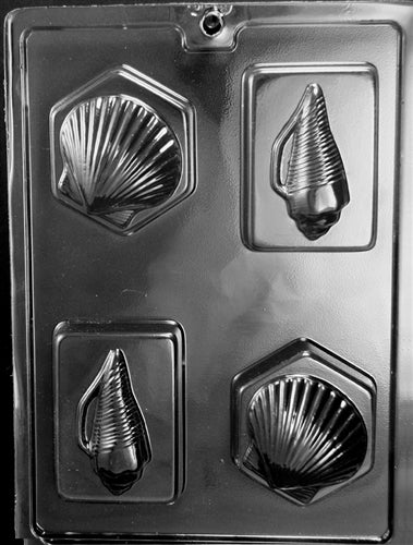Nautical Shell Bars Soap/Chocolate Mold - LPN058