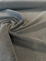 Italian Alpaca Mohair Upholstery Fabric - Gray Gris, 56" Width (1 Yard)