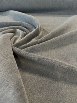 Italian Alpaca Mohair Upholstery Fabric - Gray Gris, 56" Width (1 Yard)