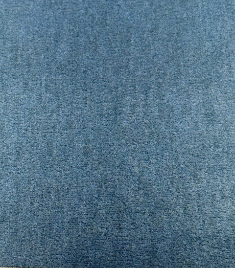 One Mario Sirtori Alpaca Fabric - Blue Bridgewater Upholstery Fabric, 56" Width (1 Yard)