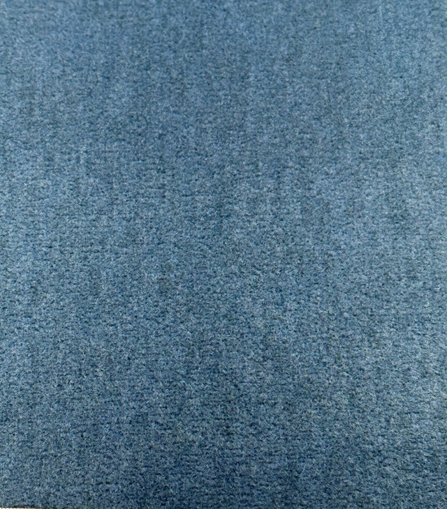 One Mario Sirtori Alpaca Fabric - Blue Bridgewater Upholstery Fabric, 56" Width (1 Yard)