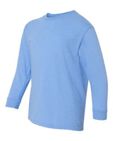 12 Pack : Gildan® Heavy Cotton Youth Crewneck Long Sleeve T-Shirt