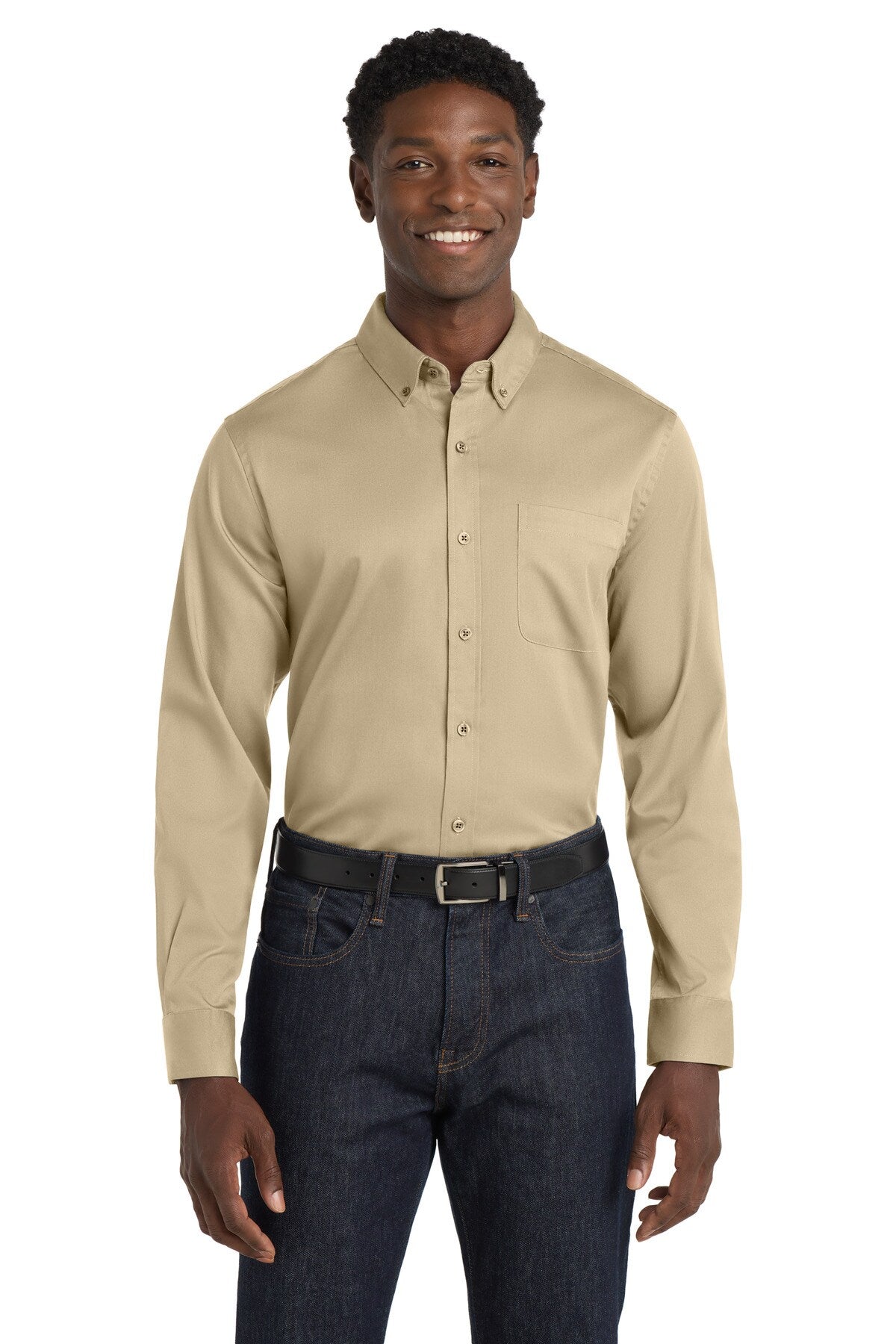 Port Authority® Long Sleeve SuperPro React Twill Shirt