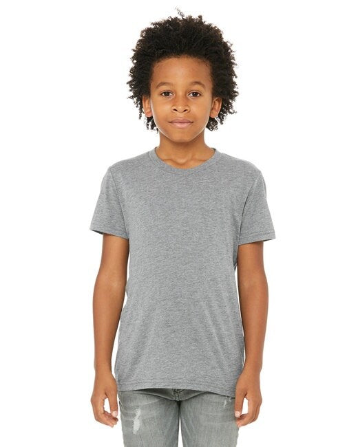 Bella + Canvas® Youth Triblend Short-Sleeve Crew nack T-Shirt - 3413Y