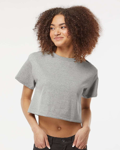 Champion women's heritage cropped cotton jersey T-shirt