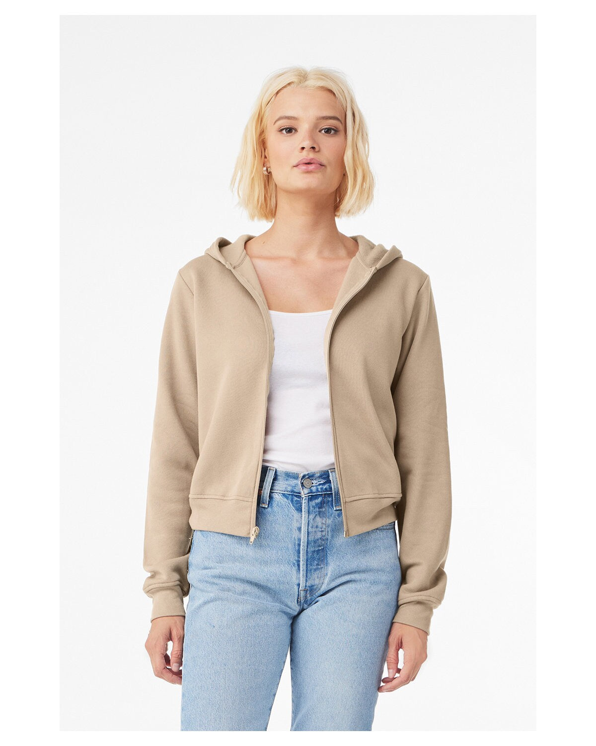 Bella + Canvas® Sponge Fleece Full Zip Hooded Sweatshirt